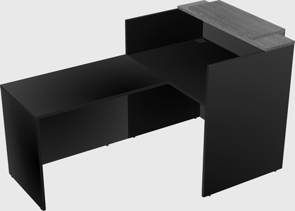 L-shaped modular reception