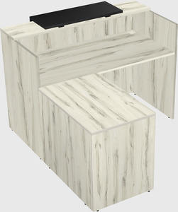L-shaped modular reception