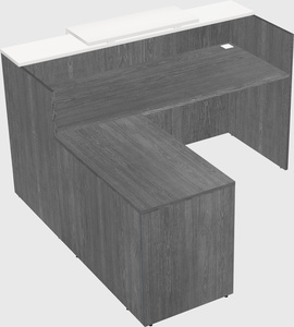 L-shaped modular reception
