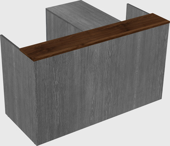 L-shaped modular reception