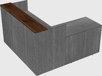 L-shaped modular reception