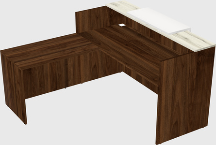 L-shaped modular reception
