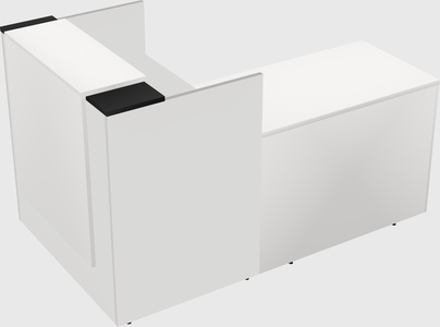 L-shaped modular reception