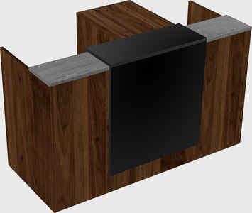 L-shaped modular reception