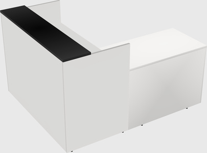 L-shaped modular reception