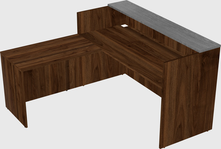 L-shaped modular reception