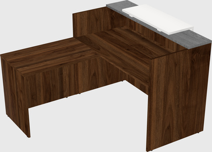 L-shaped modular reception