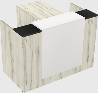 L-shaped modular reception