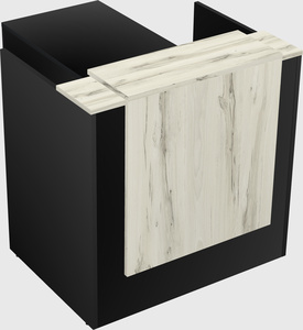 L-shaped modular reception