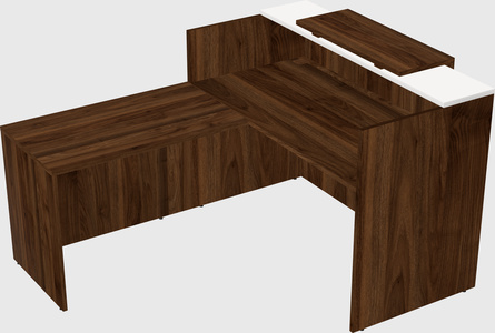 L-shaped modular reception