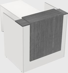 L-shaped modular reception