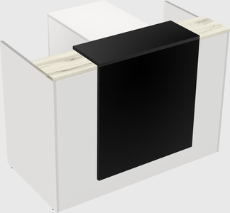 L-shaped modular reception