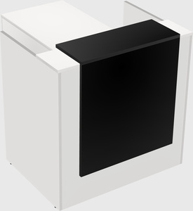 L-shaped modular reception