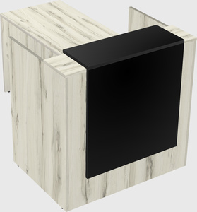 L-shaped modular reception