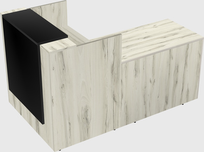 L-shaped modular reception