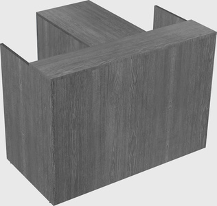 L-shaped modular reception