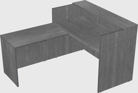 L-shaped modular reception