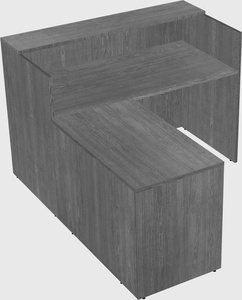 L-shaped modular reception