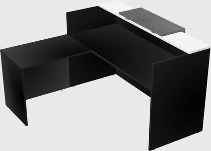 L-shaped modular reception