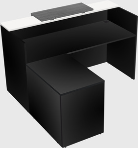 L-shaped modular reception