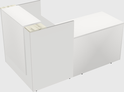 L-shaped modular reception