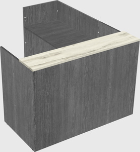 L-shaped modular reception