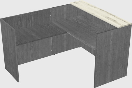 L-shaped modular reception