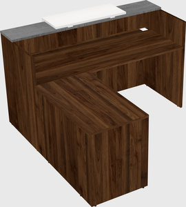 L-shaped modular reception
