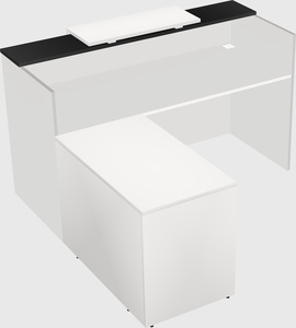 L-shaped modular reception