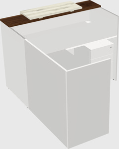 L-shaped modular reception