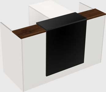 L-shaped modular reception