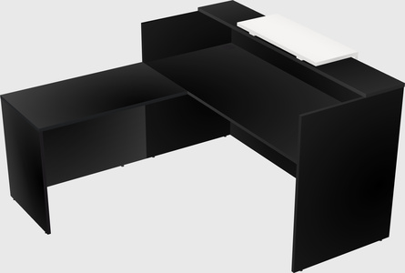L-shaped modular reception