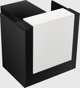 L-shaped modular reception