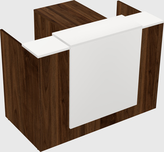 L-shaped modular reception