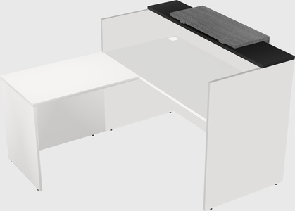 L-shaped modular reception