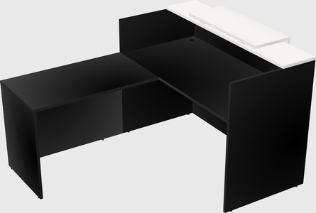 L-shaped modular reception