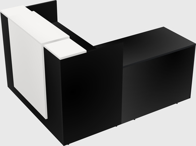 L-shaped modular reception