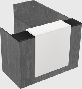 L-shaped modular reception