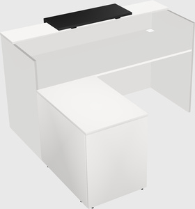 L-shaped modular reception