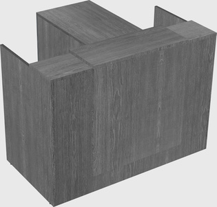 L-shaped modular reception
