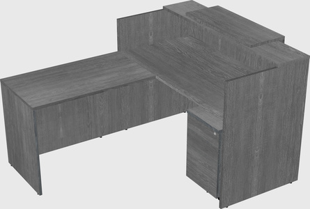 L-shaped modular reception