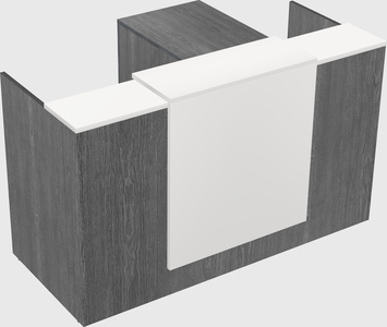 L-shaped modular reception