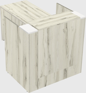 L-shaped modular reception
