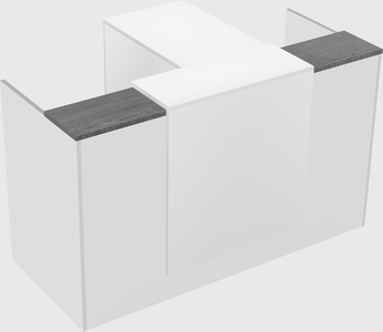 L-shaped modular reception