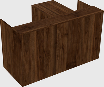 L-shaped modular reception