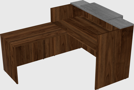 L-shaped modular reception