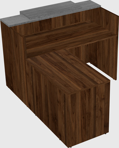 L-shaped modular reception