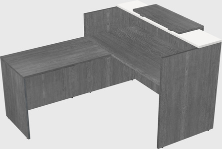 L-shaped modular reception