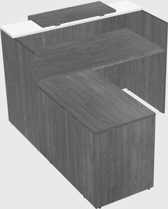 L-shaped modular reception