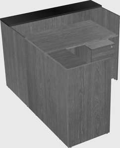 L-shaped modular reception